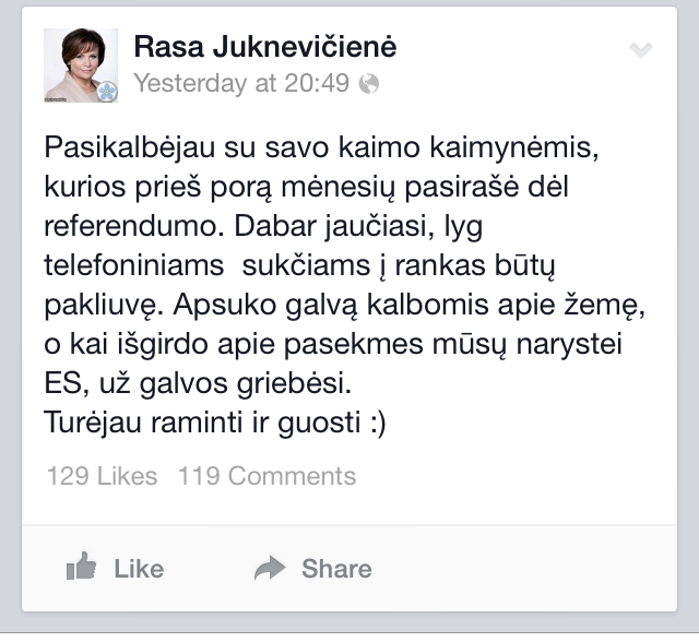 Rasa Juknevičienė 